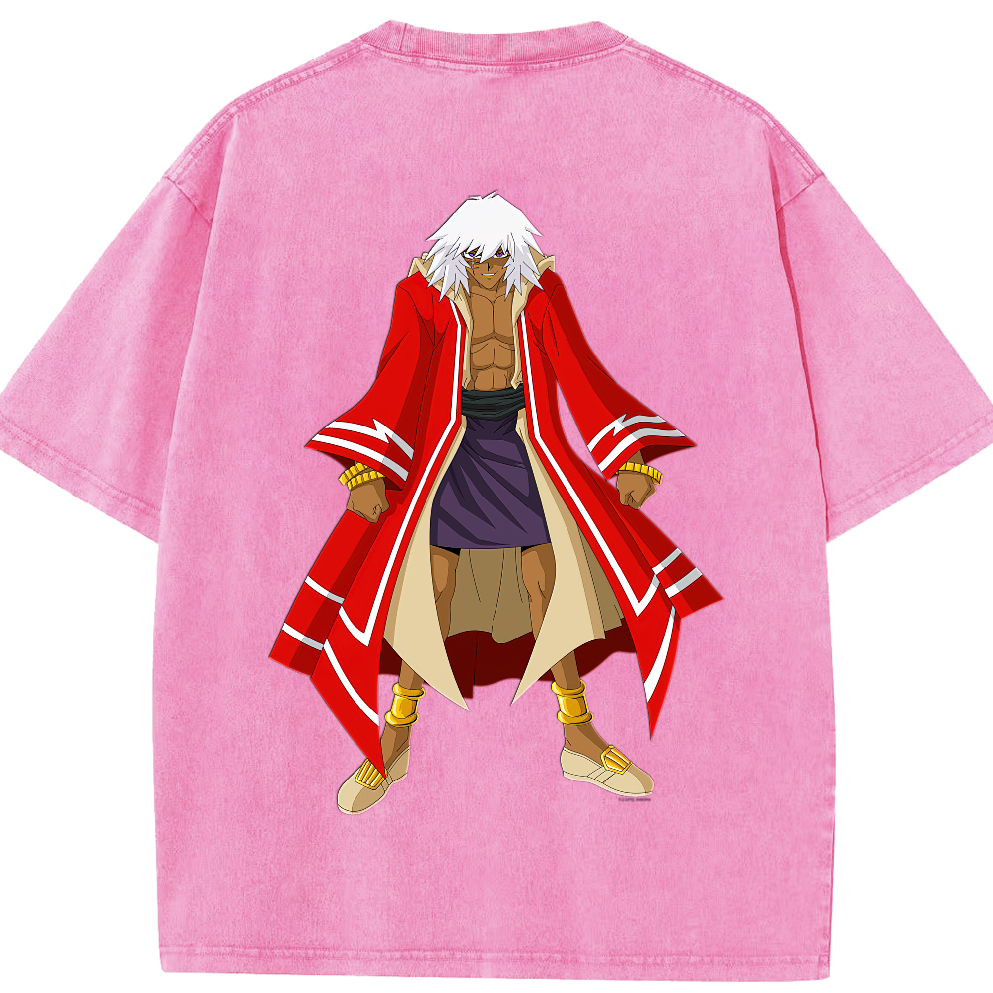 （画像用） 遊☆戯☆王 Yu-Gi-Oh! 綿100% ヴィンテージ風 半袖Tシャツ（背面プリント）